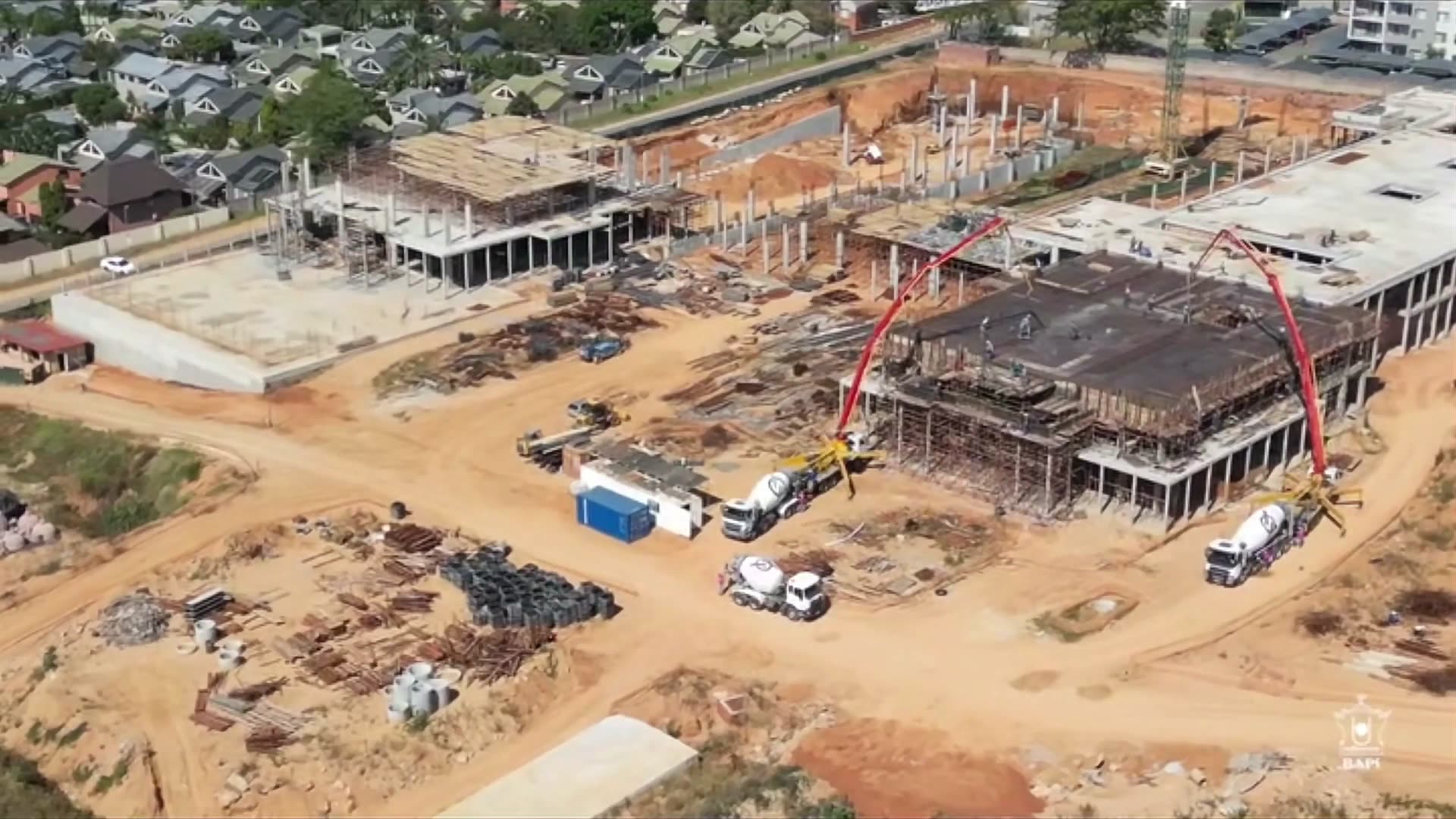 BAPS Shri Swaminarayan Mandir and Cultural Complex under construction in North Riding